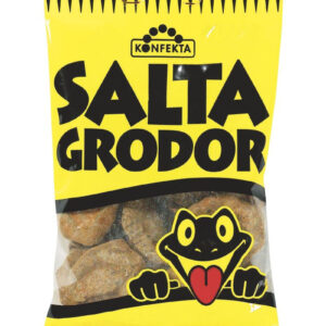 Salta Grodor Hårda Lakritskarameller 65 gram